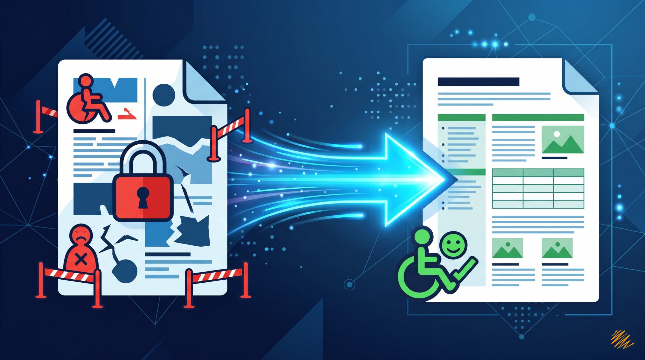 PDF accessibility remediation service — transforming inaccessible documents into WCAG compliant accessible files